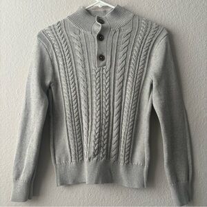 Gap Gray Cable Knit Sweater for Kids